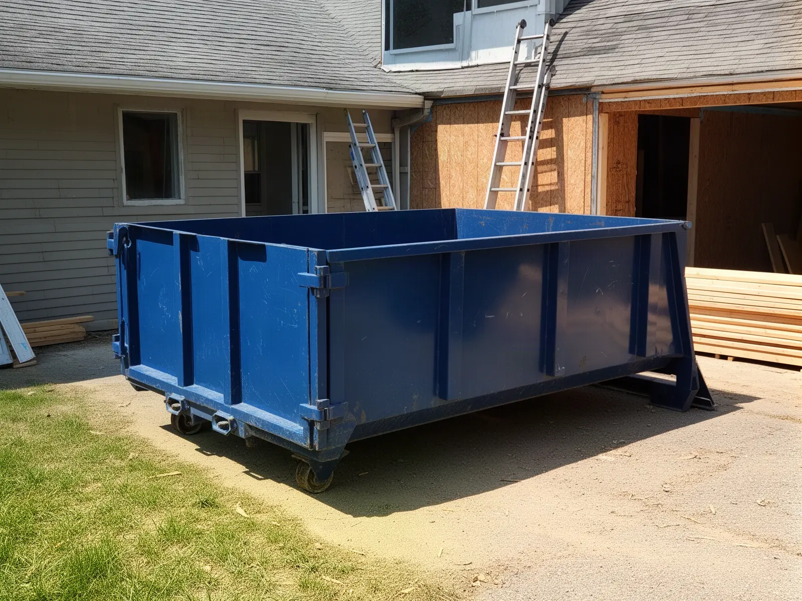 Roll-off dumpster from Apple Creek Dumpster Rental Co. in Bismarck, ND